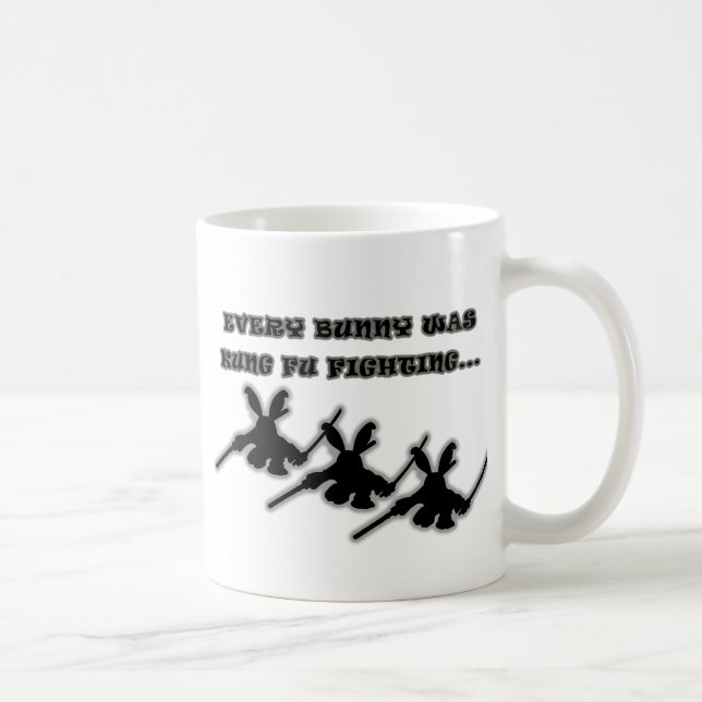 Jedes Häschen war kämpfendes kung fu… Tasse (Rechts)