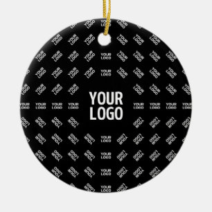 Jedes hochgeladene Bilddesign oder Logo Einzigar Keramik Ornament