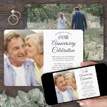 JEDES Hochzeitjubiläum 2 Foto Elegantes Party Einladung<br><div class="desc">Freuen Sie sich auf ein elegantes Jubiläum-Party mit einem stilvollen 2-Foto-Angebot. Alle Formulierungen sind einfach, um für jedes Jahr Hochzeitstag anzupassen. Es enthält vollständig personalisierte Informationen, wie z. B. Ehedatum, feierliche Verlautbarungspläne, Party-Überraschungsdetails, Kleidungscode, uAwg, Website usw. (IMAGE PLACEMENT TIP: Eine einfache Möglichkeit, ein Foto genau so zu zentrieren, wie Sie...</div>