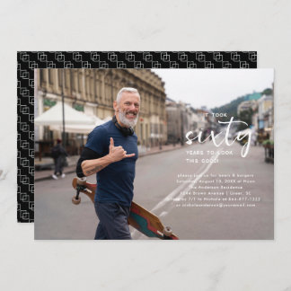 Jedes Jahr | Einfache Foto Geburtstagsparty Einladung