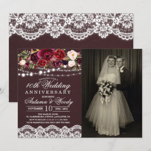 JEDES JAHR - Einladung zum Foto zum Hochzeitstag