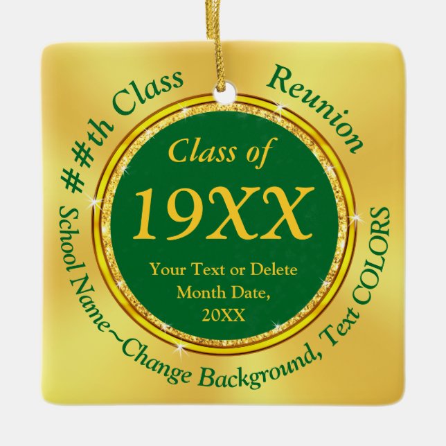 JEDES JAHR, FARBE, Geschenke für Wiedersehen, Wied Keramikornament (Vorderseite)