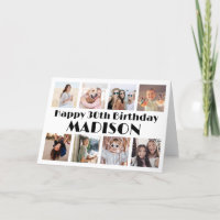 JEDES Jahr glücklich Geburtstag 8 Foto Collage Min