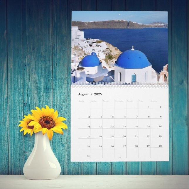 Jedes Jahr Santorini Griechenland Insel Meer indiv Kalender (Von Creator hochgeladen)