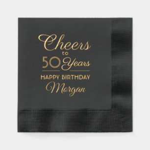 Jedes Jahr zum Geburtstag schreit Elegante Script  Servietten Mit Folie