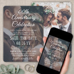 JEDES Jubiläum 2 Foto Elegantes White Text Overlay Save The Date<br><div class="desc">Erzählen Sie die freudige Neuigkeit Ihres bevorstehenden Jubiläums mit einzigartigen benutzerdefinierten Foto-Overlay Save the Date Einladungen. Die beiden Fotos und alle Formulierungen sind einfach zu personalisieren für jedes Jahr Hochzeitstag. Passen Sie es für jede Art von Ehefeiern an, wie zum Beispiel eine Verlobungsfeier, eine Ehefeier, ein Cocktail-Stunden-Empfang oder ein Party...</div>