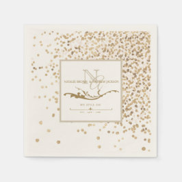 JEDES Jubiläum Monogram Napkin Serviette