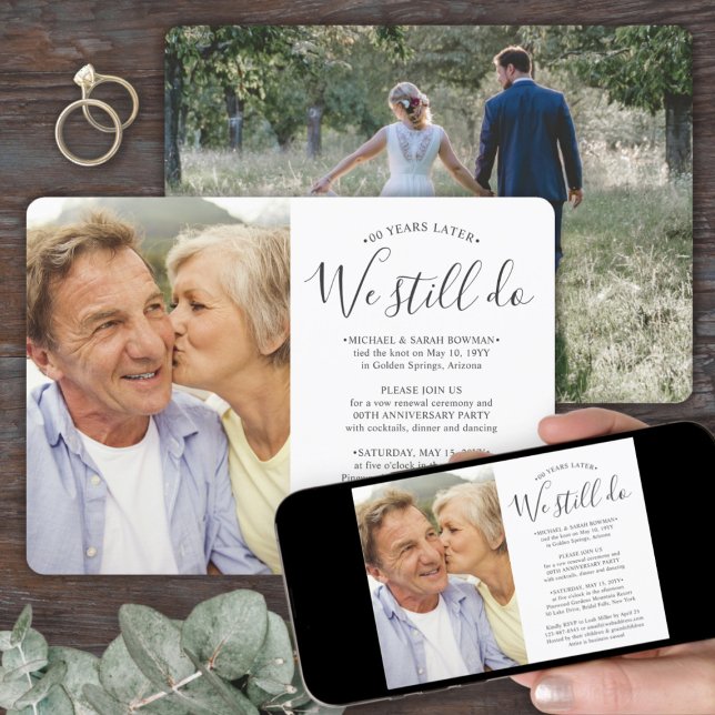 JEDES Jubiläumsjahr 2 Foto, das wir noch immer übe Einladung (Von Creator hochgeladen)