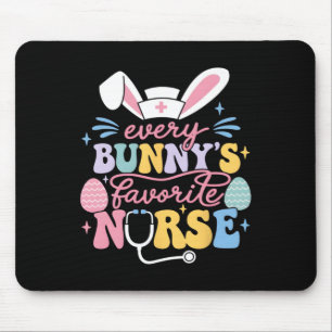 Jedes Kaninchen Lieblingskrankenschwester Süßer Os Mousepad