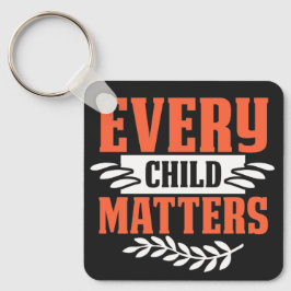 Jedes Kind ist indigen Schlüsselanhänger