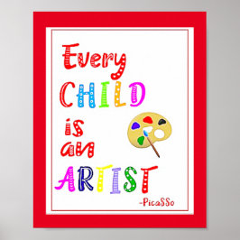 Jedes Kind ist Künstler, Poster