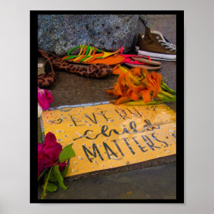 Jedes Kind trägt einen Sign Sticker Poster