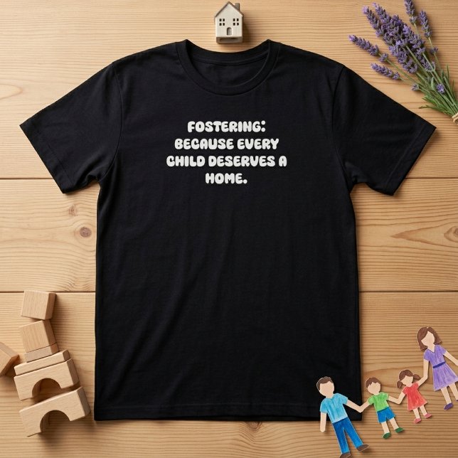 Jedes Kind verdient ein Zuhause - Design fördern T-Shirt (Von Creator hochgeladen)