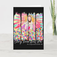 Jedes Knie soll sich beugen Christlicher Jesus Bib