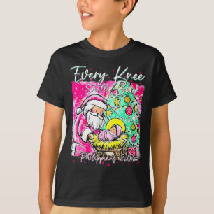 Jedes Knie soll sich vor dem Weihnachtsmann beugen T-Shirt