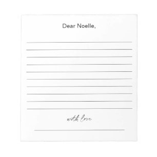 JEDES LEIGTE Time Kapsel Baby Shower Notepad Notizblock