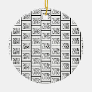 Jedes Logo oder Bildwiederholungsmuster Keramik Ornament