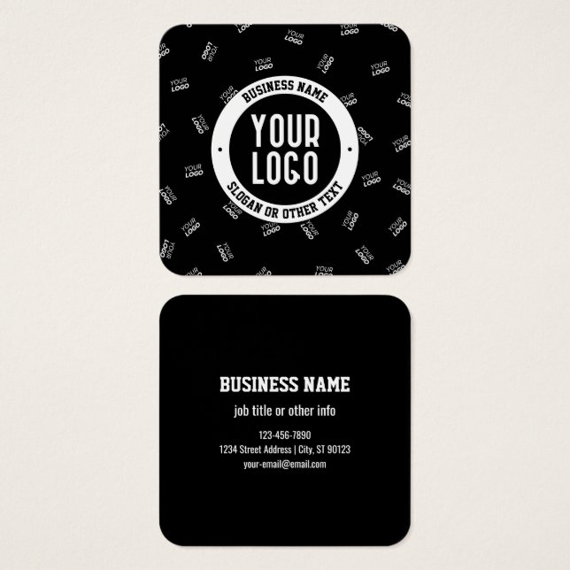 Jedes Logo oder hochgeladenes Bild | Muster (Vorne & Hinten)