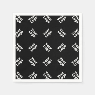 Jedes Logo oder hochgeladenes Bild   Muster Serviette