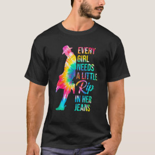 Jedes Mädchen braucht einen kleinen Schlag in sein T-Shirt