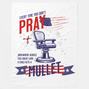 Jedes Mal, wenn du nicht Funny Patriotic Blanket b Fleecedecke