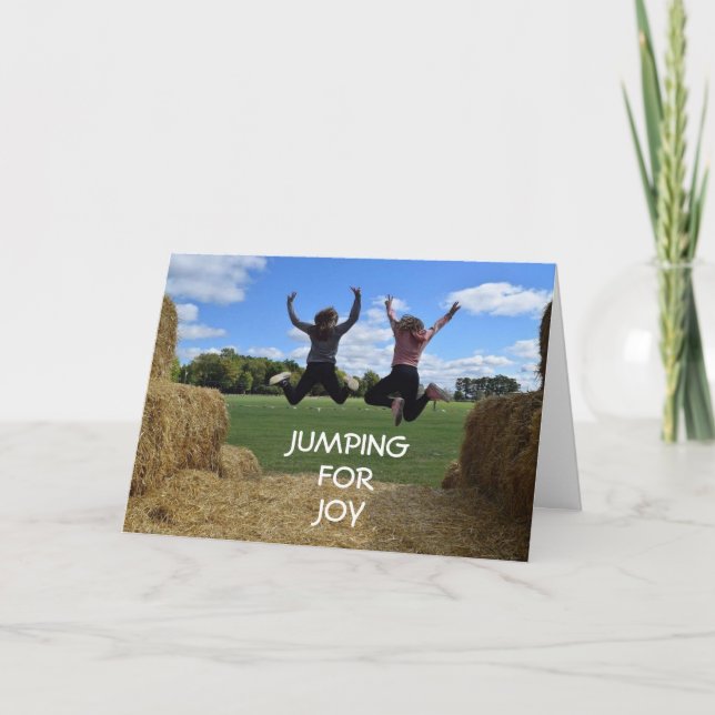 JEDES MAL, WENN ICH EIN JAHR ALTER WERDE - DU MACH KARTE (Vorderseite)