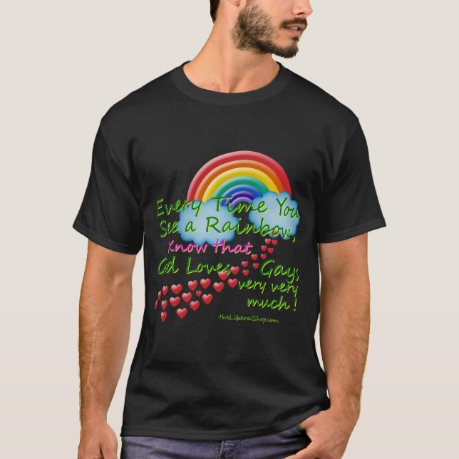 Jedes Mal, wenn Sie einen Rainbow Basic Dark T - S T-Shirt (Vorderseite)
