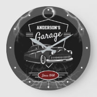 Jedes Name Garage Wappen Vintag Blei Schlitten Aut