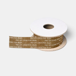 JEDES PERFEKTE GESCHENK KOMMT AUS ÜBER Weihnachten Satinband