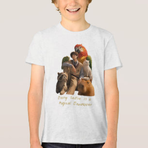 Jedes Selfie ist eine magische Begegnung Tri-Blend Shirt
