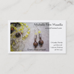 Jedes Stück einzigartig Visitenkarte