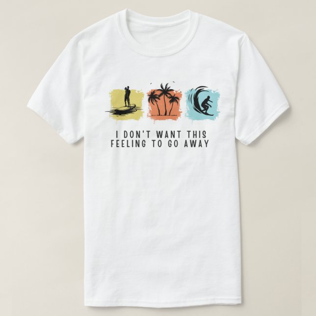jedes Wave Quote Tee | Dieses Gefühl Ocean Lover G (Design vorne)