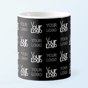 Jedes zweite Logo oder wiederholendes Bildmuster Kaffeetasse