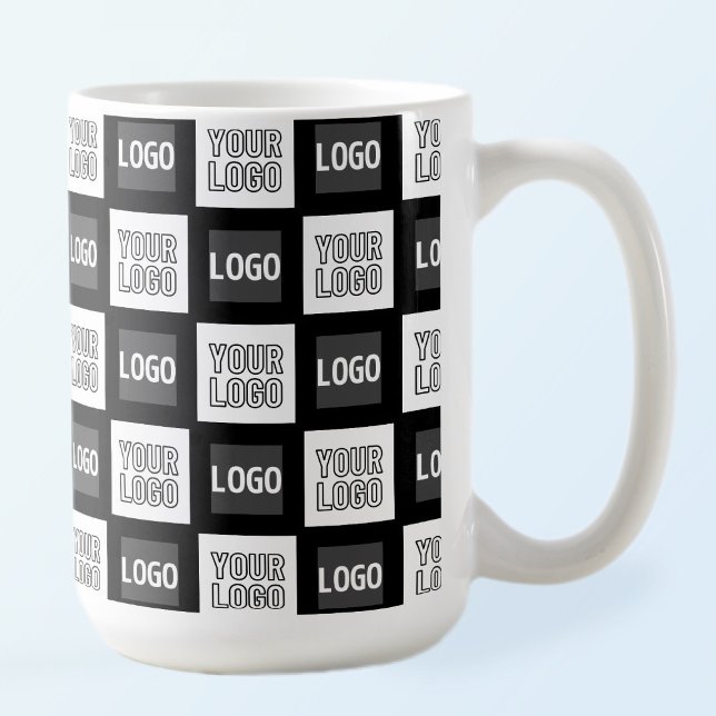 Jedes zweite Logo oder wiederholendes Bildmuster Kaffeetasse (Von Creator hochgeladen)