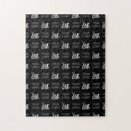 Jedes zweite Logo oder wiederholendes Bildmuster Puzzle