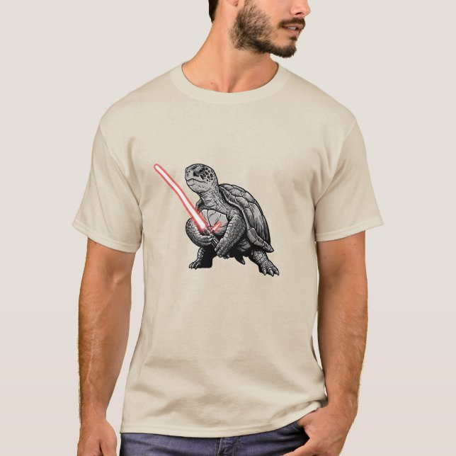 jedi-Schildkröte-T - Shirt (Vorderseite)