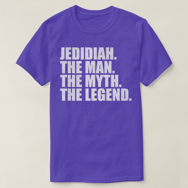 Jedidiah Jedidiah Name Jedidiah Vorname T-Shirt (Design vorne)
