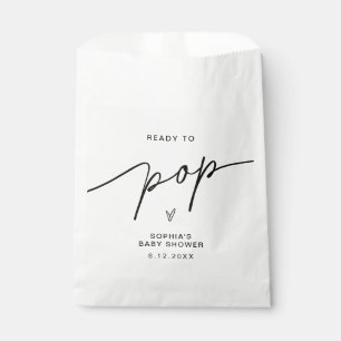 JEDLEIGH BEREIT ZUM Pop Popcorn Baby Dusche Geschenktütchen