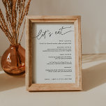 JEDLEIGH Minimalistische Speisekarte für Hochzeite Einladung<br><div class="desc">Everleigh Collection - eine atemberaubende und minimalistische Kollektion mit einem modernen Kalligraphie-Schriftart, der elegant und stilvoll zugleich ist. Diese Kollektion bietet ein zeitloses und elegantes Design, das perfekt für jede Veranstaltung geeignet ist, von Hochzeiten bis hin zu Babyduschen und allem dazwischen. Genießen Sie die Eleganz und Eleganz der Everleigh Collection...</div>