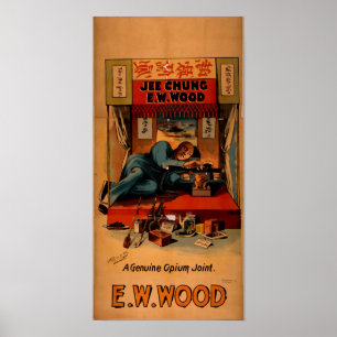 JEE CHUNG Genuine Opium Joint VAUDEVILLE Poster