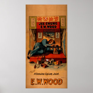 JEE CHUNG Genuine Opium Joint VAUDEVILLE Poster