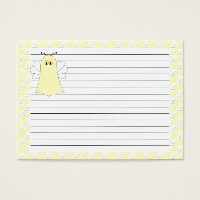 JeeBee Bumble Bee Recipe Card (Vorderseite)