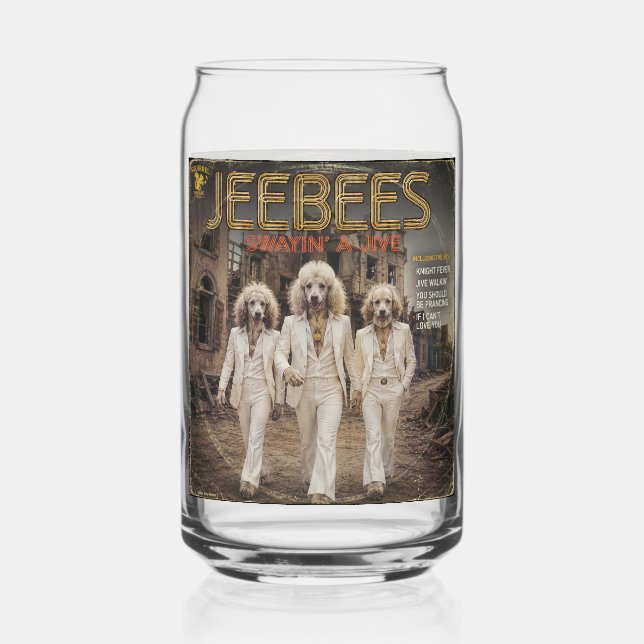 Jeebees Album: eine Parodie Dosenglas (Vorderseite)