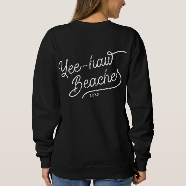 Jeep Beach Custom Matching Girls Trip Sweatshirt (Rückseite)