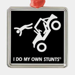 Jeep meine eigenen Bremsungen Silbernes Ornament