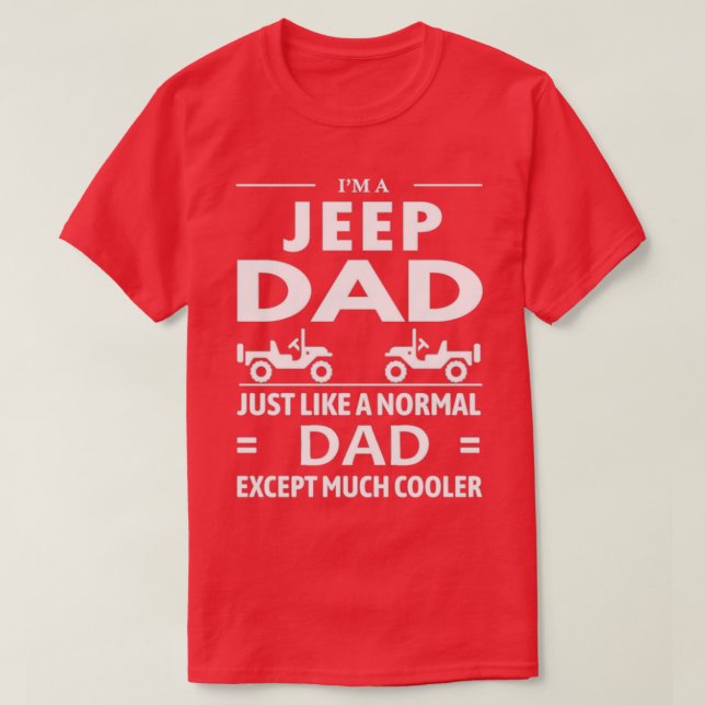 JeepDadOffroading4x4OffRoadGift  T-Shirt (Design vorne)