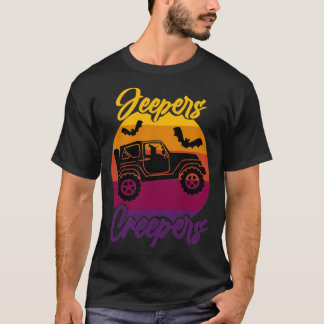 Jeepers-Strampler mit einem 4X4-Flying Past Moon H T-Shirt