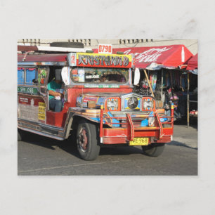Jeepney Postkarte