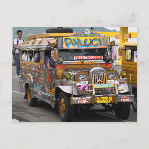 Jeepney Postkarte
