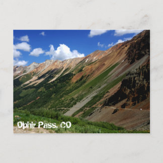 Jeeps auf dem Ophir Pass in Colorado Postkarte